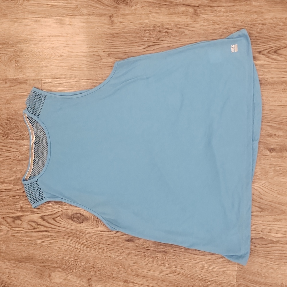 Victoria's Secret Sport Tank Top Blue Size Large